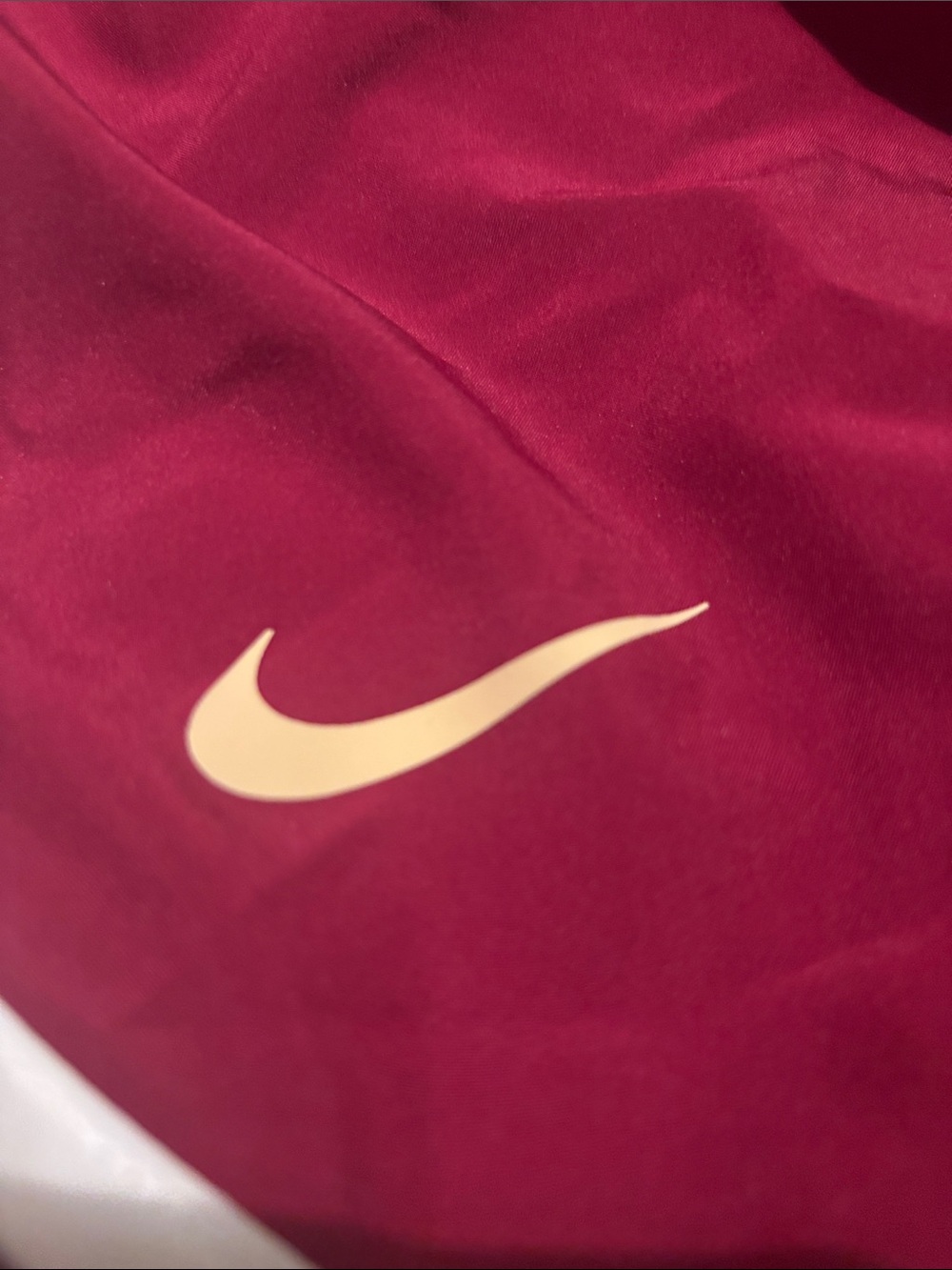 Nike Women's Maroon FSU Running Shorts with White Piping - Picture 5 of 5
